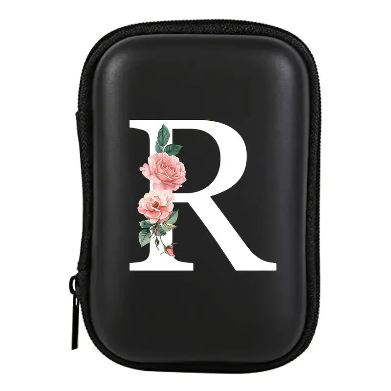 Electronics Organizer Bag for Data Cable Charger Storage Bag ，Earphone Case Headphone EVA Earbud Holder - Travel Cable Case