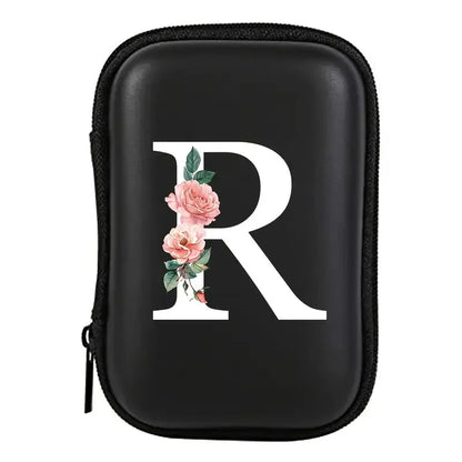 Electronics Organizer Bag for Data Cable Charger Storage Bag ，Earphone Case Headphone EVA Earbud Holder - Travel Cable Case