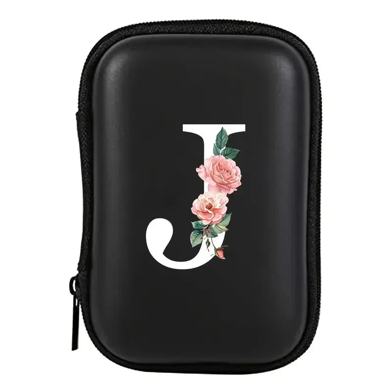 Electronics Organizer Bag for Data Cable Charger Storage Bag ，Earphone Case Headphone EVA Earbud Holder - Travel Cable Case