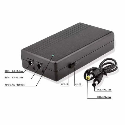 MINI UPS 12V 2A 44.4wh Uninterruptible Power Supply and Backup Power Supply Are Used for Routers Attendance Machines and CCTV