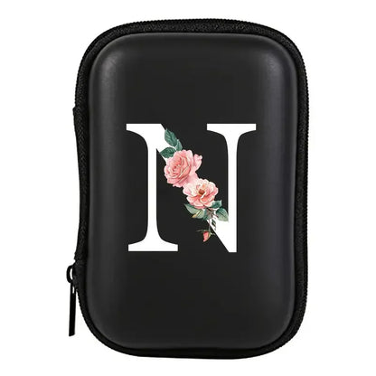 Electronics Organizer Bag for Data Cable Charger Storage Bag ，Earphone Case Headphone EVA Earbud Holder - Travel Cable Case