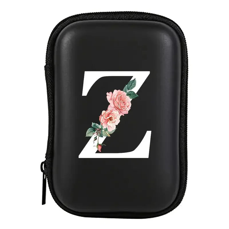 Electronics Organizer Bag for Data Cable Charger Storage Bag ，Earphone Case Headphone EVA Earbud Holder - Travel Cable Case