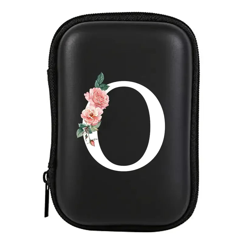 Electronics Organizer Bag for Data Cable Charger Storage Bag ，Earphone Case Headphone EVA Earbud Holder - Travel Cable Case