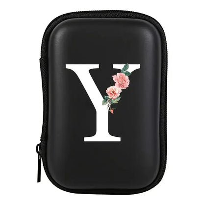 Electronics Organizer Bag for Data Cable Charger Storage Bag ，Earphone Case Headphone EVA Earbud Holder - Travel Cable Case