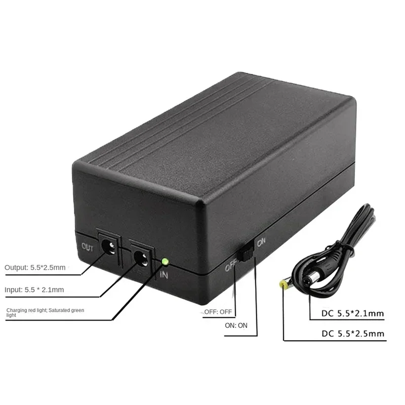 MINI UPS 12V 2A 44.4wh Uninterruptible Power Supply and Backup Power Supply Are Used for Routers Attendance Machines and CCTV
