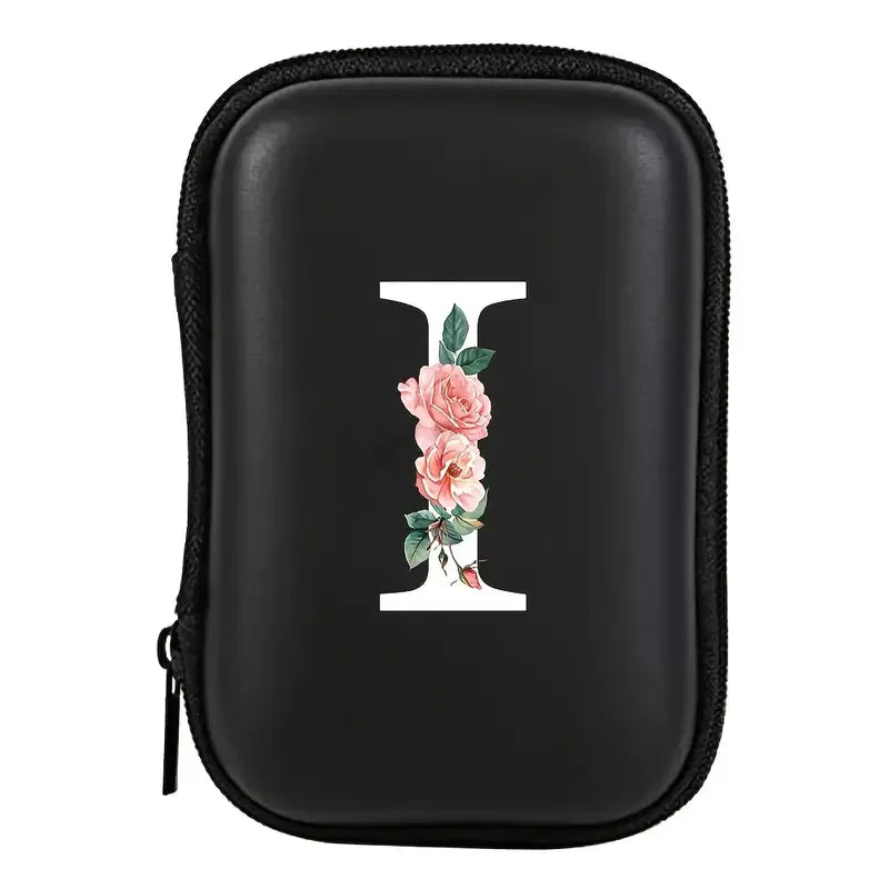 Electronics Organizer Bag for Data Cable Charger Storage Bag ，Earphone Case Headphone EVA Earbud Holder - Travel Cable Case