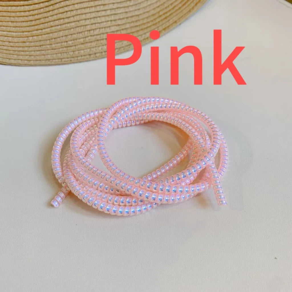 1.4m Cable Protector Winder For USB Charging Data Cable Wire Protection Cover Protect Data Cord Protector Cable Organizer