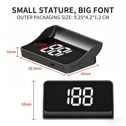 Universal Car Speedometer HUD GPS  Head-Up Display Windshield Speed Projection KMH Speed Digital Display For Vehicles Truck Auto