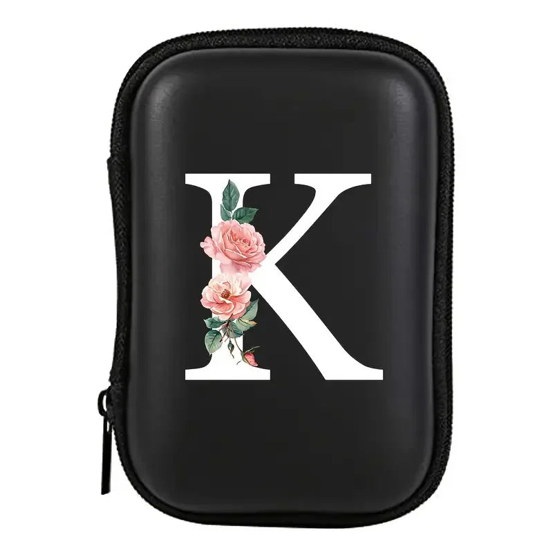 Electronics Organizer Bag for Data Cable Charger Storage Bag ，Earphone Case Headphone EVA Earbud Holder - Travel Cable Case