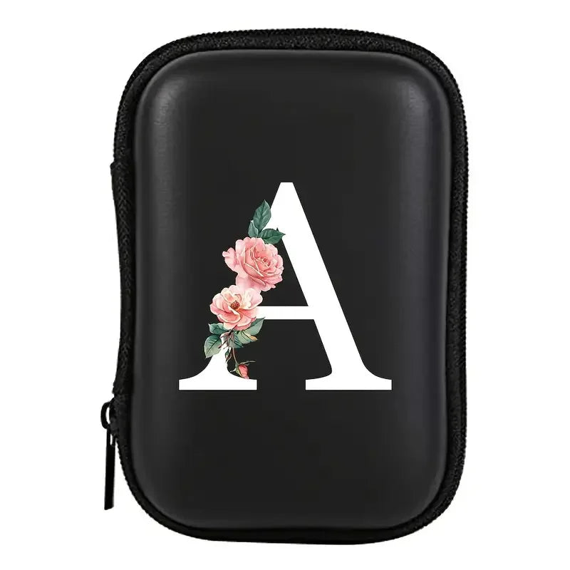 Electronics Organizer Bag for Data Cable Charger Storage Bag ，Earphone Case Headphone EVA Earbud Holder - Travel Cable Case