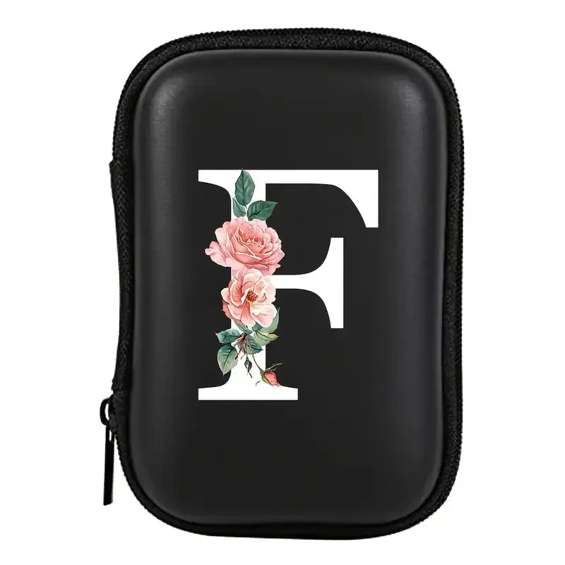 Electronics Organizer Bag for Data Cable Charger Storage Bag ，Earphone Case Headphone EVA Earbud Holder - Travel Cable Case