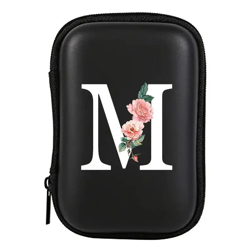 Electronics Organizer Bag for Data Cable Charger Storage Bag ，Earphone Case Headphone EVA Earbud Holder - Travel Cable Case
