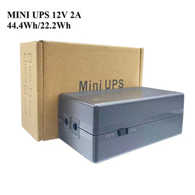MINI UPS 12V 2A 44.4wh Uninterruptible Power Supply and Backup Power Supply Are Used for Routers and Attendance Machines, CCTV