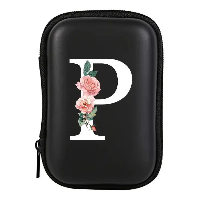 Electronics Organizer Bag for Data Cable Charger Storage Bag ，Earphone Case Headphone EVA Earbud Holder - Travel Cable Case