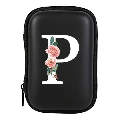 Electronics Organizer Bag for Data Cable Charger Storage Bag ，Earphone Case Headphone EVA Earbud Holder - Travel Cable Case