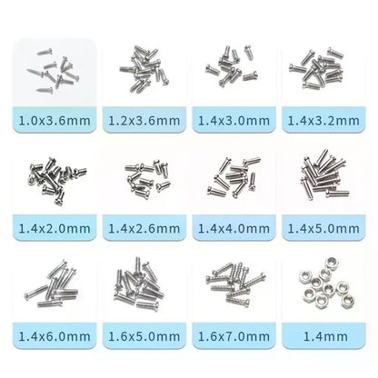 1 Set Eye Glasses Repair Kit With Screws Eyeglass Repair Tools Eyeglass Wrench Mini Screwdriver Fixing Plastic Replacement Parts