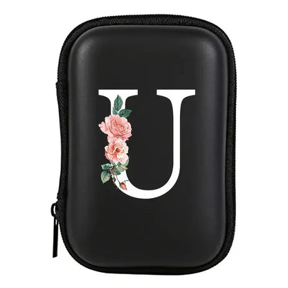 Electronics Organizer Bag for Data Cable Charger Storage Bag ，Earphone Case Headphone EVA Earbud Holder - Travel Cable Case