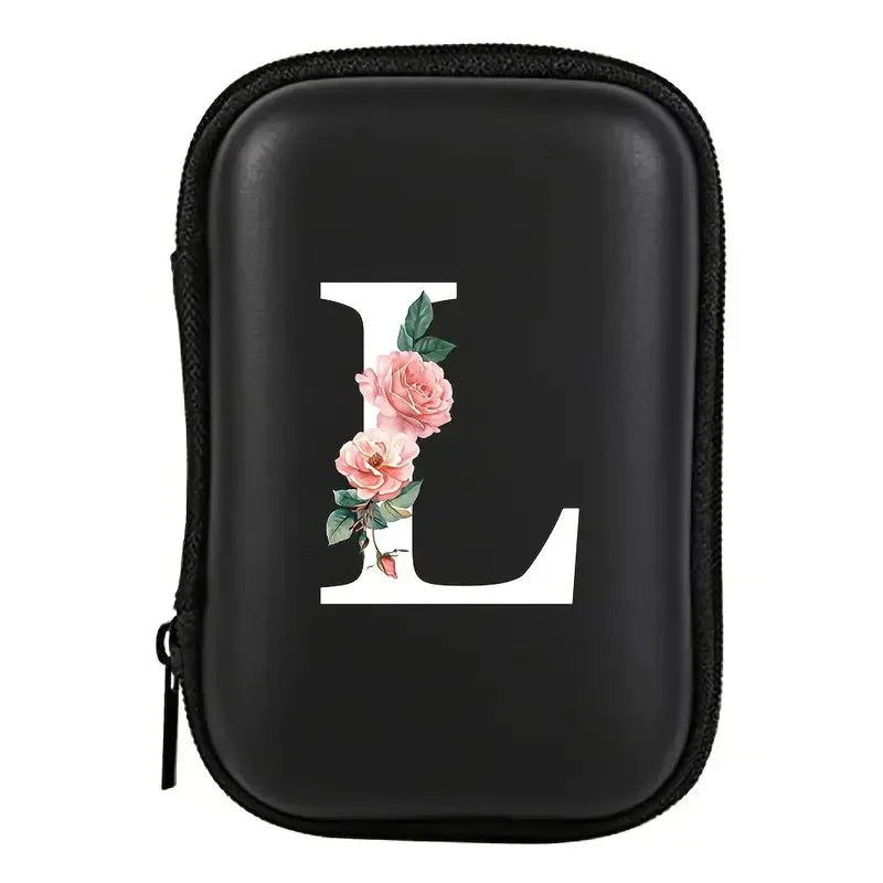 Electronics Organizer Bag for Data Cable Charger Storage Bag ，Earphone Case Headphone EVA Earbud Holder - Travel Cable Case