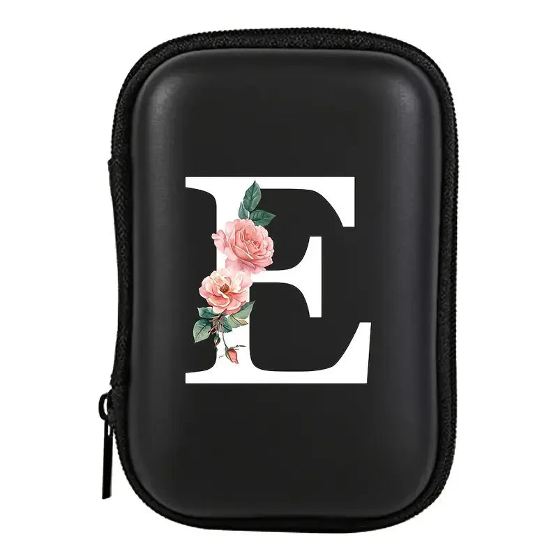 Electronics Organizer Bag for Data Cable Charger Storage Bag ，Earphone Case Headphone EVA Earbud Holder - Travel Cable Case