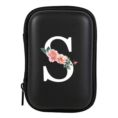 Electronics Organizer Bag for Data Cable Charger Storage Bag ，Earphone Case Headphone EVA Earbud Holder - Travel Cable Case