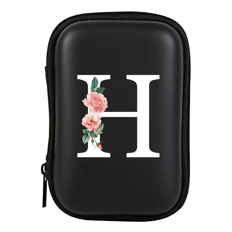 Electronics Organizer Bag for Data Cable Charger Storage Bag ，Earphone Case Headphone EVA Earbud Holder - Travel Cable Case