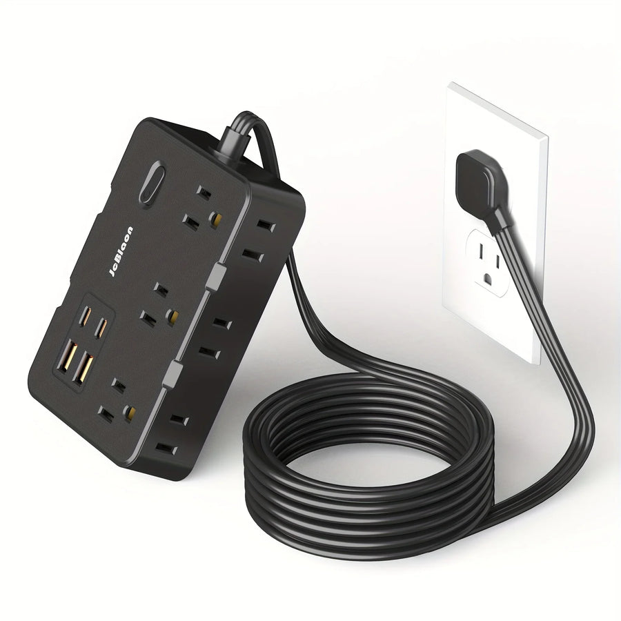 Ultra Thin Flat Plug Extension Cord w...