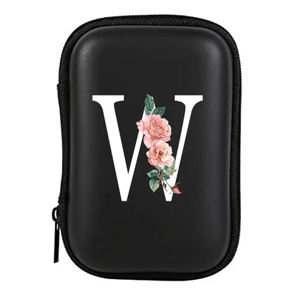 Electronics Organizer Bag for Data Cable Charger Storage Bag ，Earphone Case Headphone EVA Earbud Holder - Travel Cable Case