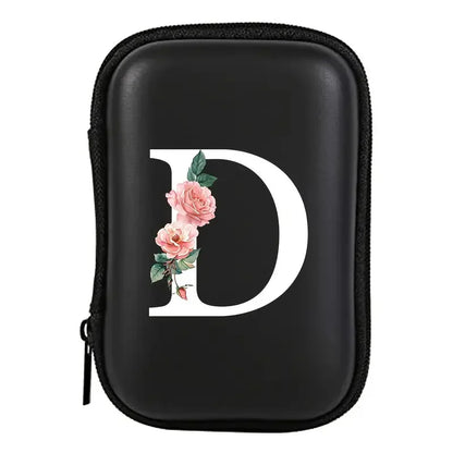 Electronics Organizer Bag for Data Cable Charger Storage Bag ，Earphone Case Headphone EVA Earbud Holder - Travel Cable Case