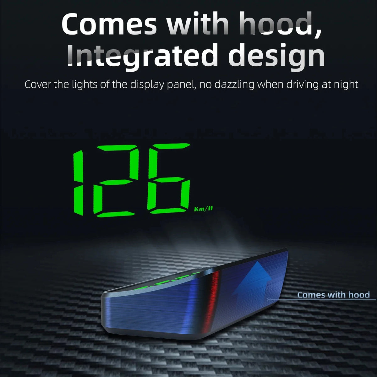 Car Speedometer HUD GPS Head Up Display Digital Speed Meter Windshield Projector For Vehicles Truck Auto Electronics Accessories