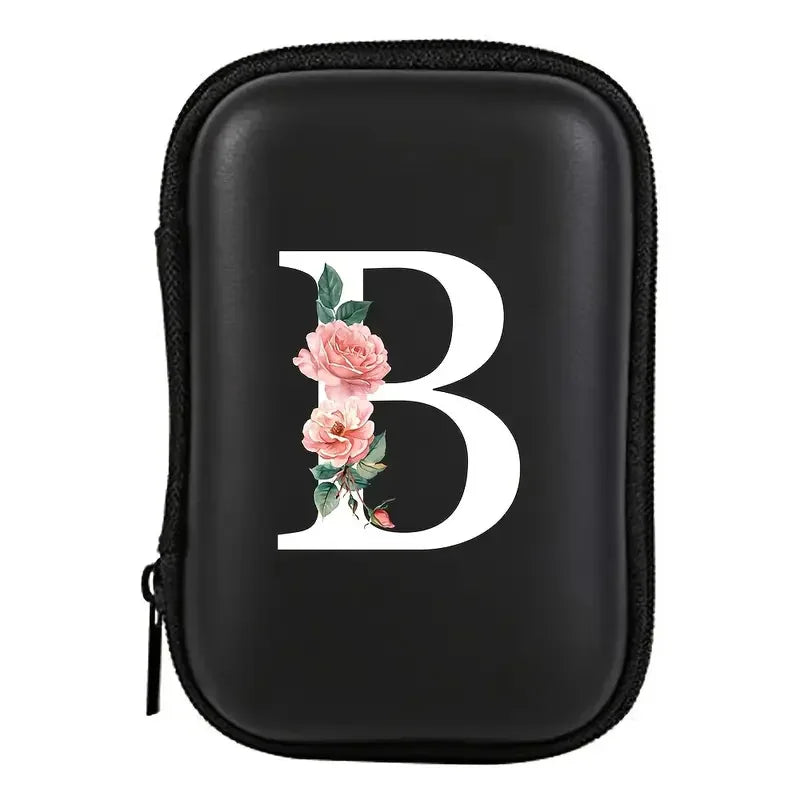 Electronics Organizer Bag for Data Cable Charger Storage Bag ，Earphone Case Headphone EVA Earbud Holder - Travel Cable Case