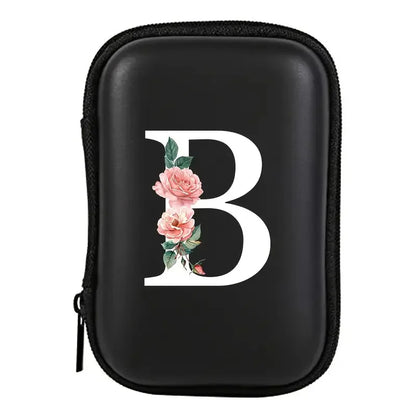 Electronics Organizer Bag for Data Cable Charger Storage Bag ，Earphone Case Headphone EVA Earbud Holder - Travel Cable Case